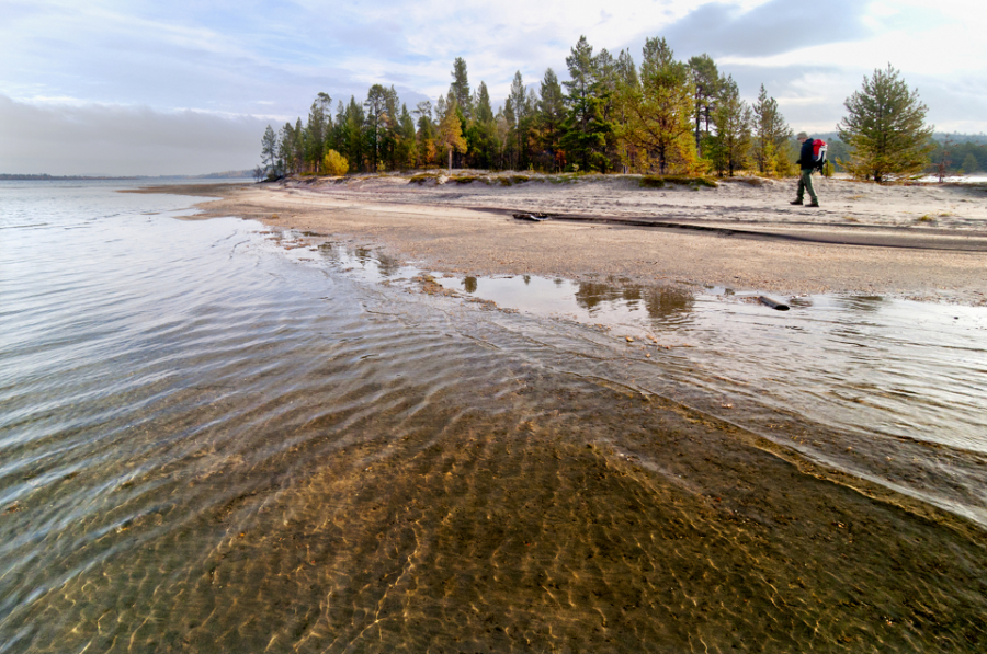 Sevettijärvi lake